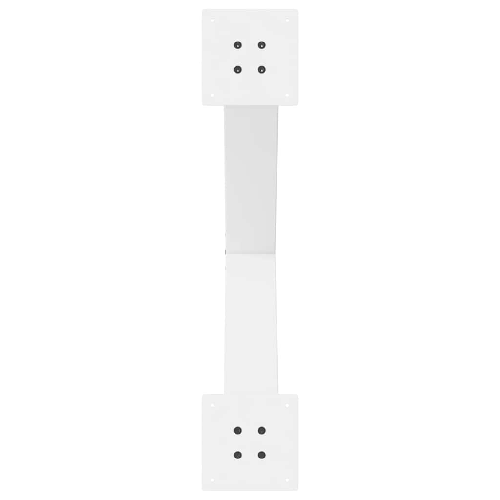 vidaXL Picioare de masă în formă de X, 3 buc., alb, 70x(72-73) cm, oțel vidaXL Picioare de masă în formă de X, 3 buc., alb, 70x(72-73) cm, oțel