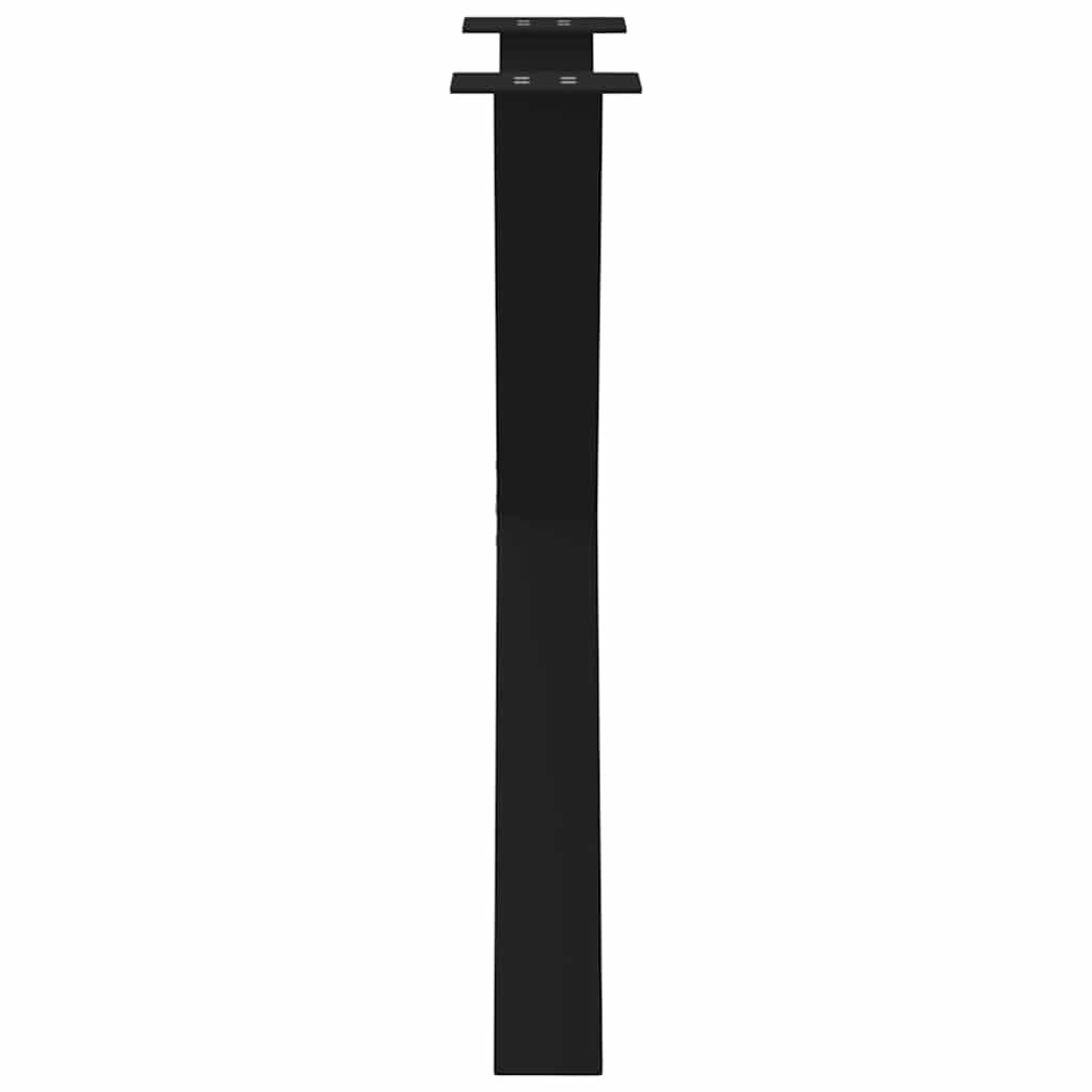vidaXL Picioare de masă în formă de X, 3 buc., negru, 80x(72-73) cm, oțel vidaXL Picioare de masă în formă de X, 3 buc., negru, 80x(72-73) cm, oțel