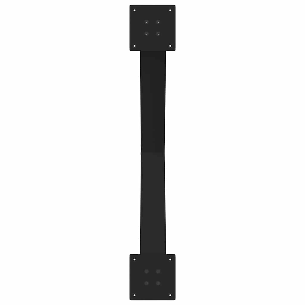 vidaXL Picioare de masă în formă de X, 3 buc., negru, 90x(72-73) cm, oțel vidaXL Picioare de masă în formă de X, 3 buc., negru, 90x(72-73) cm, oțel