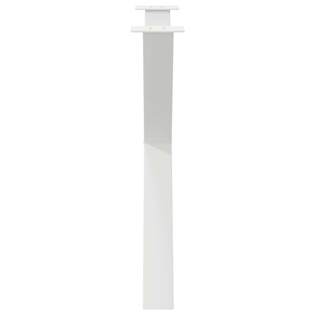 vidaXL Picioare de masă în formă de X, 3 buc., alb, 90x(72-73) cm, oțel vidaXL Picioare de masă în formă de X, 3 buc., alb, 90x(72-73) cm, oțel