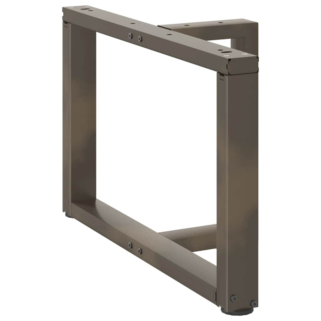 vidaXL Picioare pentru măsuță de cafea în formă de T, 2 buc., negru, 70x25x(42-43) cm, oțel vidaXL Picioare pentru măsuță de cafea în formă de T, 2 buc., negru, 70x25x(42-43) cm, oțel