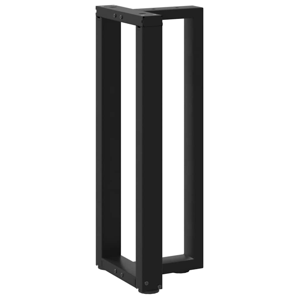 vidaXL Picioare de masă consolă în formă de T, 2 buc., negru, 25x28x(72-73) cm, oțel vidaXL Picioare de masă consolă în formă de T, 2 buc., negru, 25x28x(72-73) cm, oțel