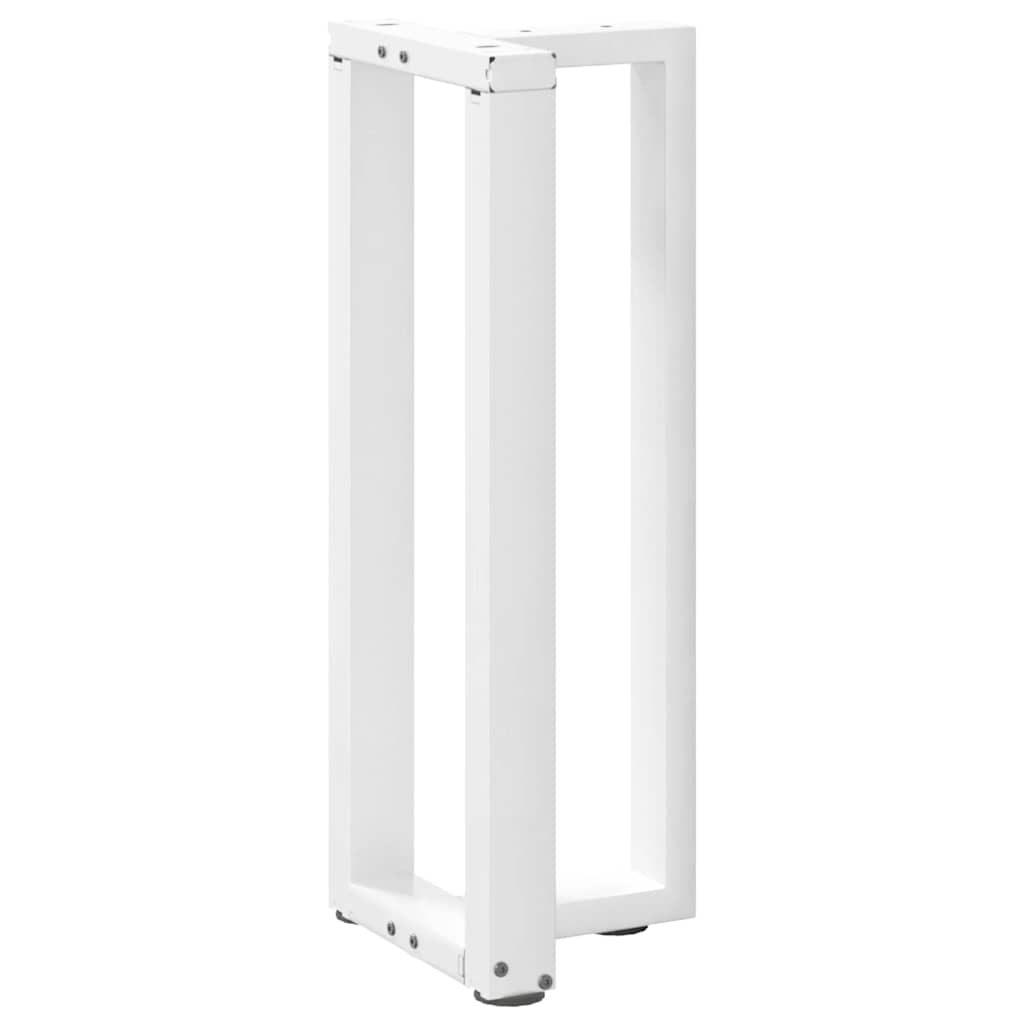 vidaXL Picioare de masă consolă în formă de T, 2 buc., alb, 38x25x(72-73) cm, oțel vidaXL Picioare de masă consolă în formă de T, 2 buc., alb, 38x25x(72-73) cm, oțel