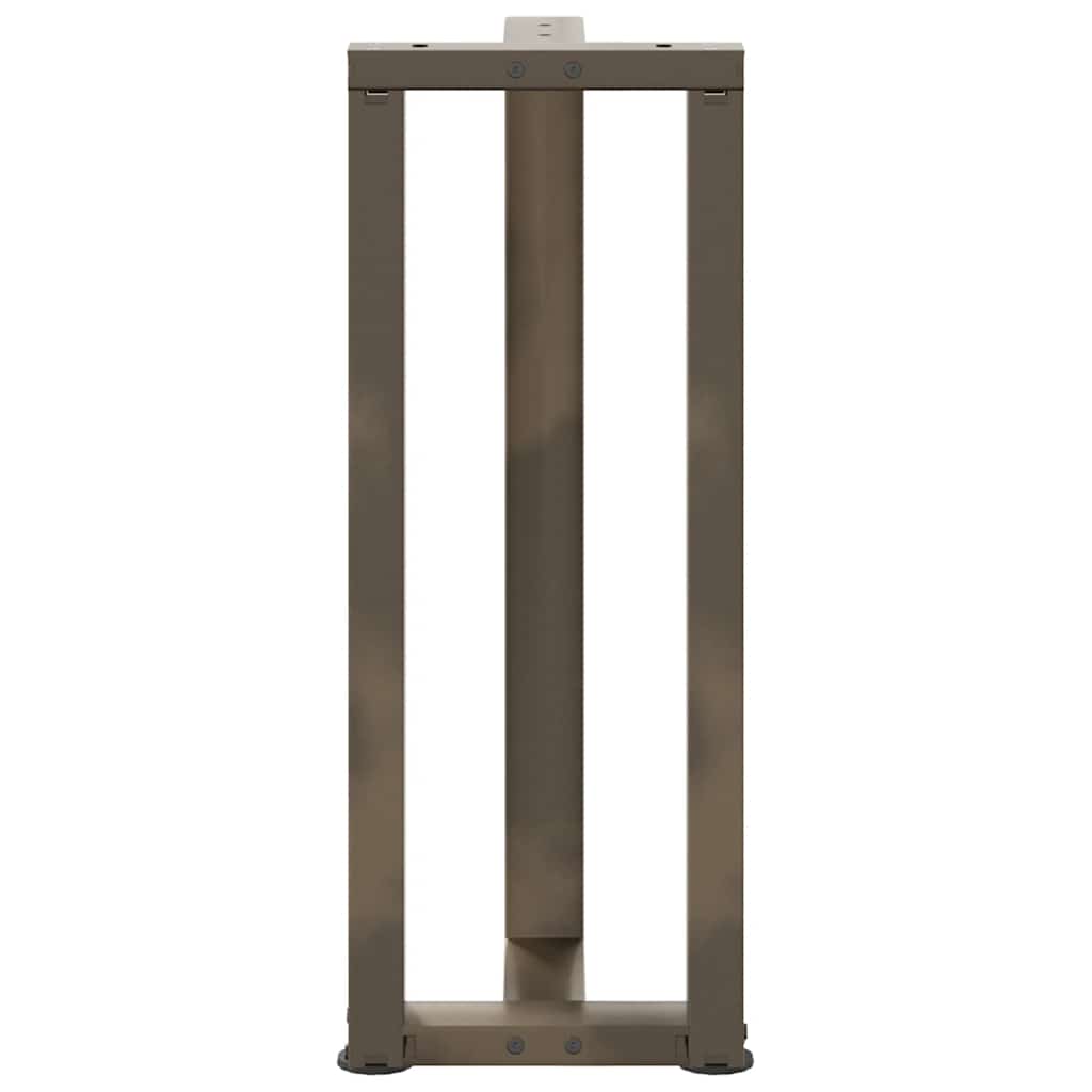 vidaXL Picioare de masă consolă în formă de T, 2 buc., negru, 38x25x(72-73) cm, oțel vidaXL Picioare de masă consolă în formă de T, 2 buc., negru, 38x25x(72-73) cm, oțel