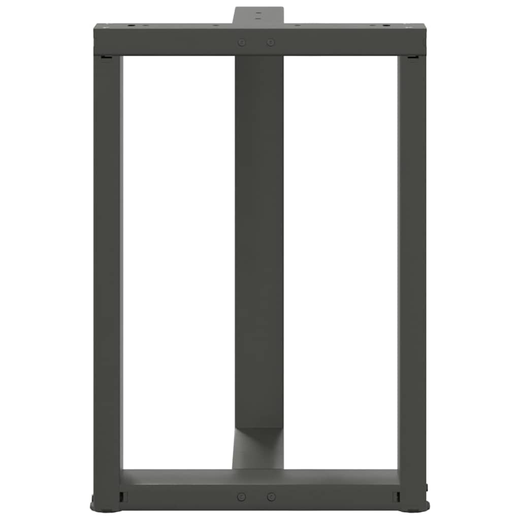 vidaXL Picioare de masă în formă de T, 2 buc., antracit, 50x35x(72-73) cm, oțel vidaXL Picioare de masă în formă de T, 2 buc., antracit, 50x35x(72-73) cm, oțel