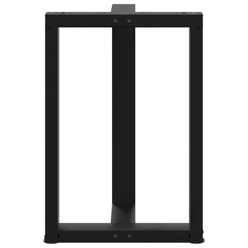 vidaXL Picioare de masă în formă de T, 2 buc., negru, 60x35x(72-73) cm, oțel vidaXL Picioare de masă în formă de T, 2 buc., negru, 60x35x(72-73) cm, oțel