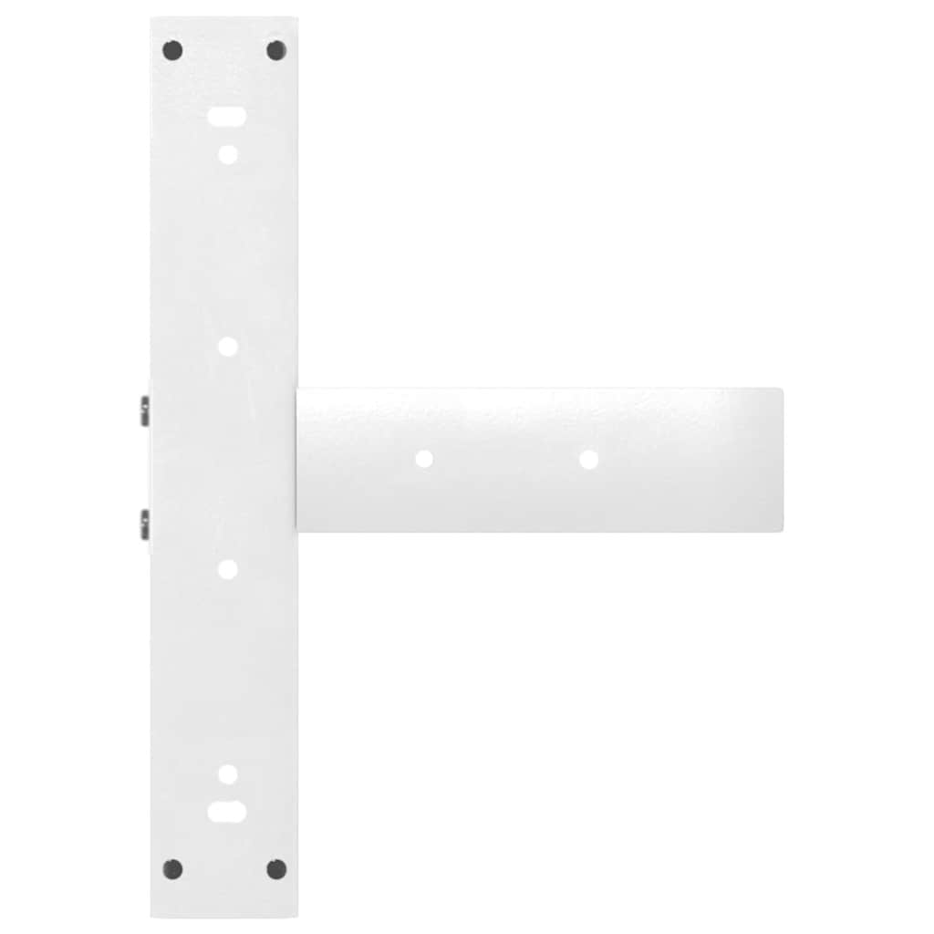 vidaXL Picioare de masă în formă de T, 2 buc., alb, 60x35x(72-73) cm, oțel vidaXL Picioare de masă în formă de T, 2 buc., alb, 60x35x(72-73) cm, oțel