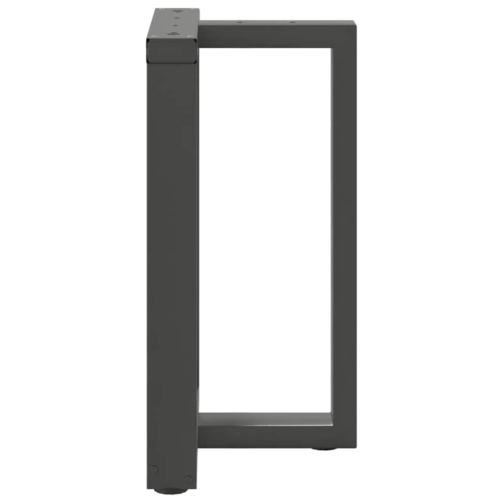 vidaXL Picioare de masă în formă de T, 2 buc., antracit, 60x35x(72-73) cm, oțel vidaXL Picioare de masă în formă de T, 2 buc., antracit, 60x35x(72-73) cm, oțel
