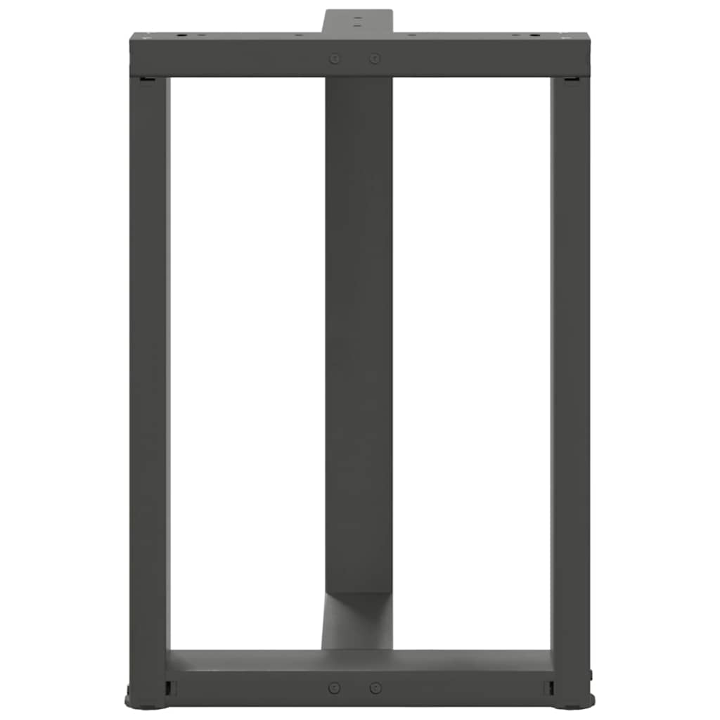 vidaXL Picioare de masă în formă de T, 2 buc., antracit, 60x35x(72-73) cm, oțel vidaXL Picioare de masă în formă de T, 2 buc., antracit, 60x35x(72-73) cm, oțel