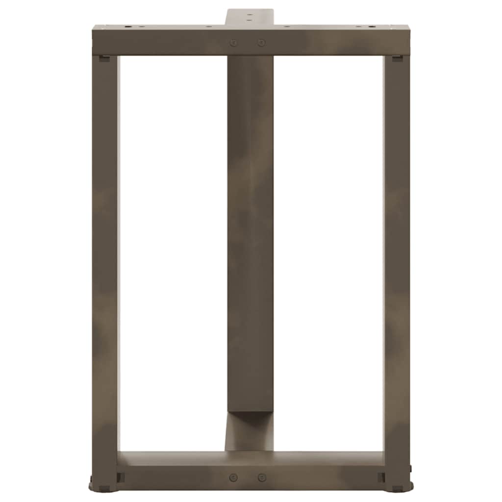 vidaXL Picioare de masă în formă de T, 2 buc., negru, 60x35x(72-73) cm, oțel vidaXL Picioare de masă în formă de T, 2 buc., negru, 60x35x(72-73) cm, oțel