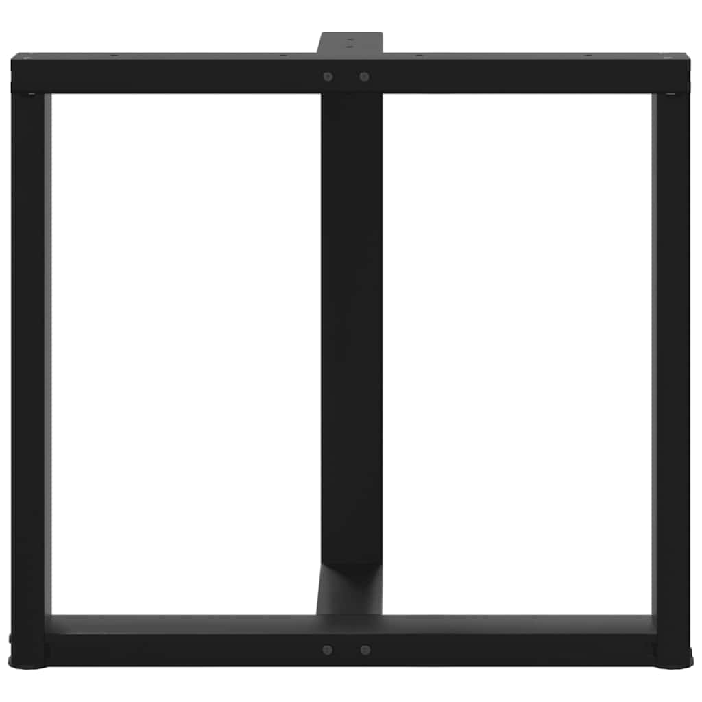 vidaXL Picioare de masă în formă de T, 2 buc., negru, 70x35x(72-73) cm, oțel vidaXL Picioare de masă în formă de T, 2 buc., negru, 70x35x(72-73) cm, oțel