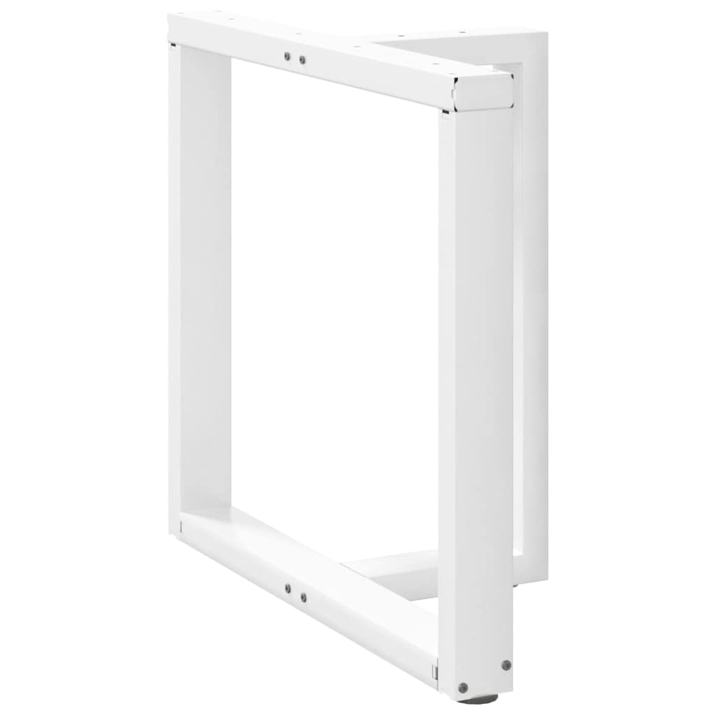 vidaXL Picioare de masă în formă de T, 2 buc., alb, 70x35x(72-73) cm, oțel vidaXL Picioare de masă în formă de T, 2 buc., alb, 70x35x(72-73) cm, oțel