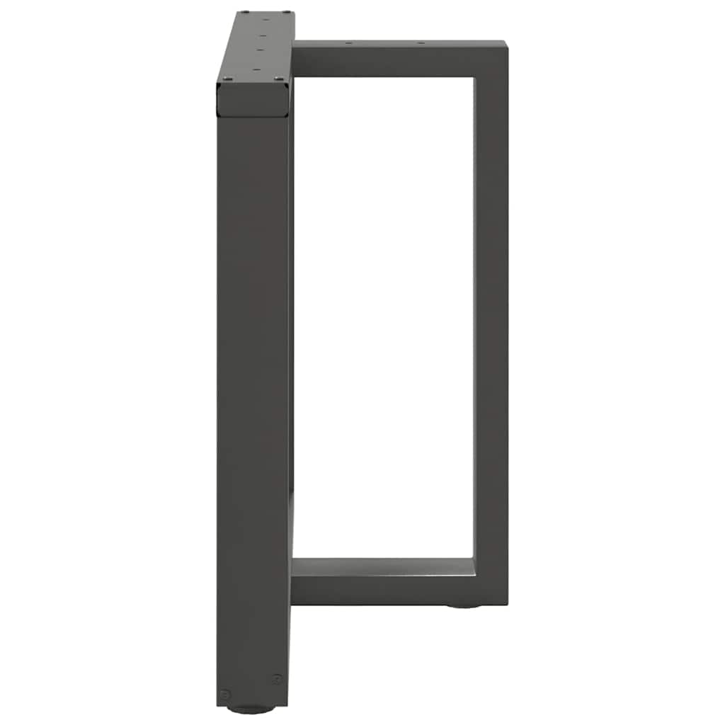 vidaXL Picioare de masă în formă de T, 2 buc., antracit, 70x35x(72-73) cm, oțel vidaXL Picioare de masă în formă de T, 2 buc., antracit, 70x35x(72-73) cm, oțel