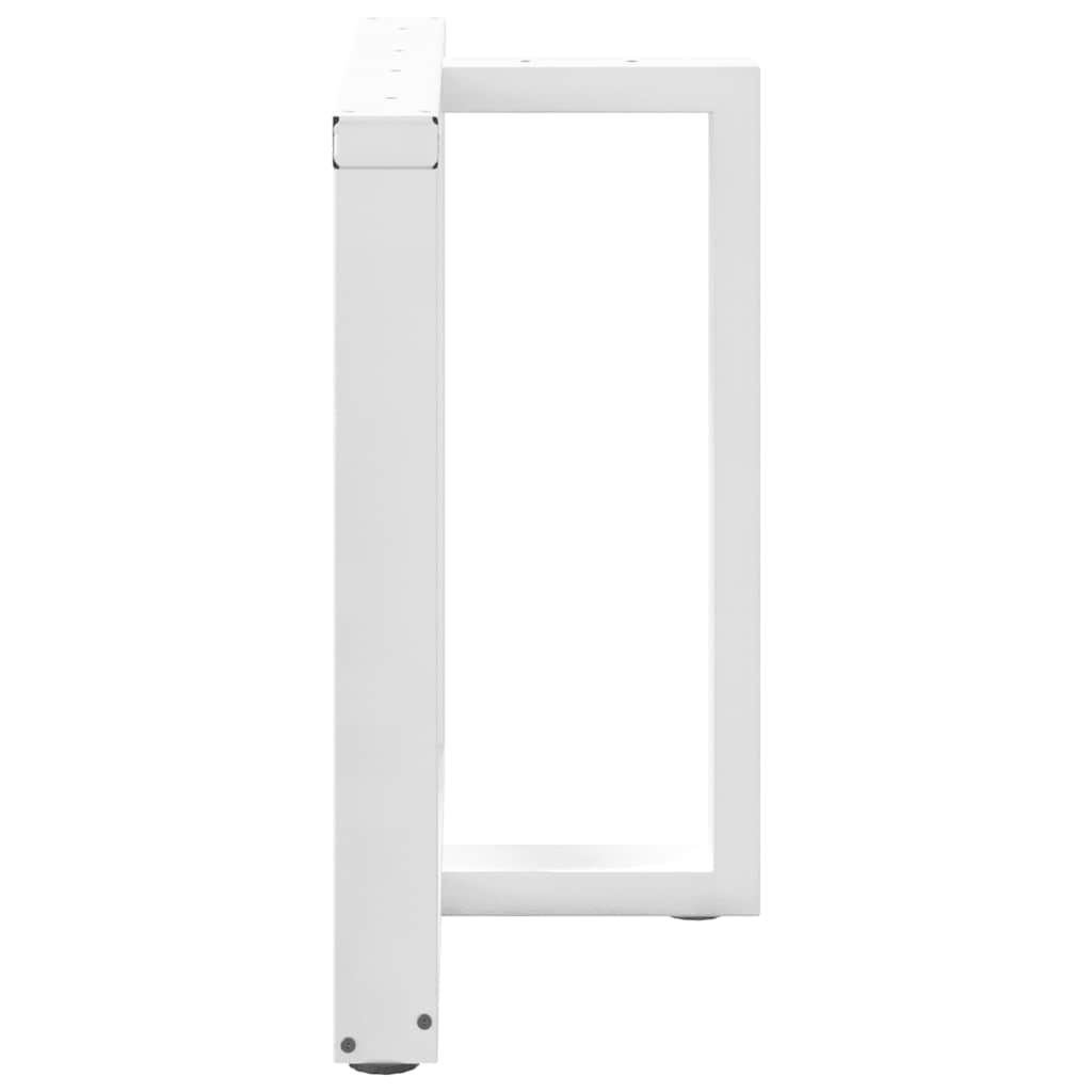 vidaXL Picioare de masă în formă de T, 2 buc., alb, 80x35x(72-73) cm, oțel vidaXL Picioare de masă în formă de T, 2 buc., alb, 80x35x(72-73) cm, oțel