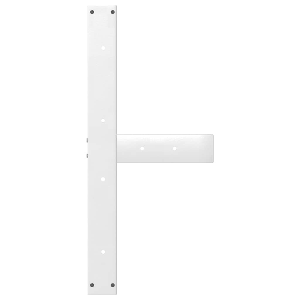 vidaXL Picioare de masă în formă de T, 2 buc., alb, 80x35x(72-73) cm, oțel vidaXL Picioare de masă în formă de T, 2 buc., alb, 80x35x(72-73) cm, oțel