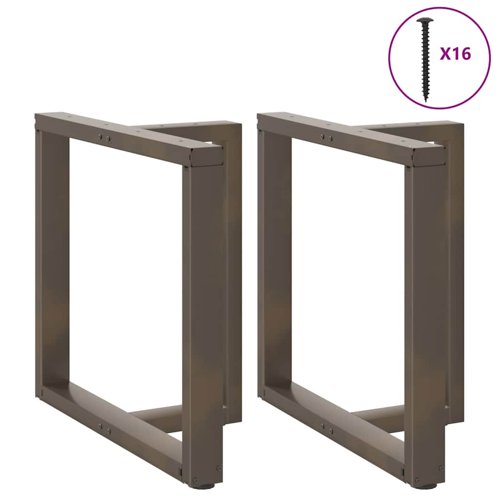 vidaXL Picioare de masă în formă de T, 2 buc., negru, 80x35x(72-73) cm, oțel vidaXL Picioare de masă în formă de T, 2 buc., negru, 80x35x(72-73) cm, oțel