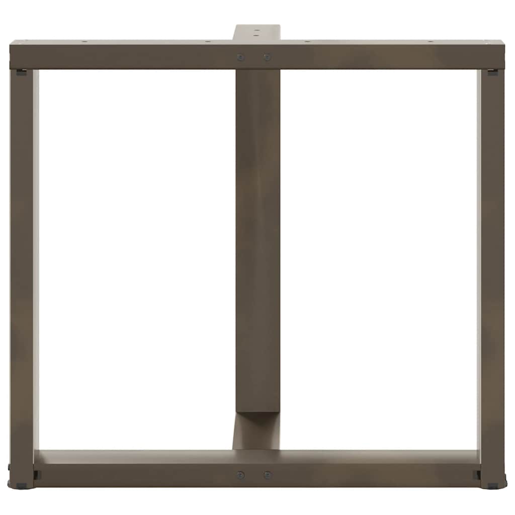vidaXL Picioare de masă în formă de T, 2 buc., negru, 80x35x(72-73) cm, oțel vidaXL Picioare de masă în formă de T, 2 buc., negru, 80x35x(72-73) cm, oțel
