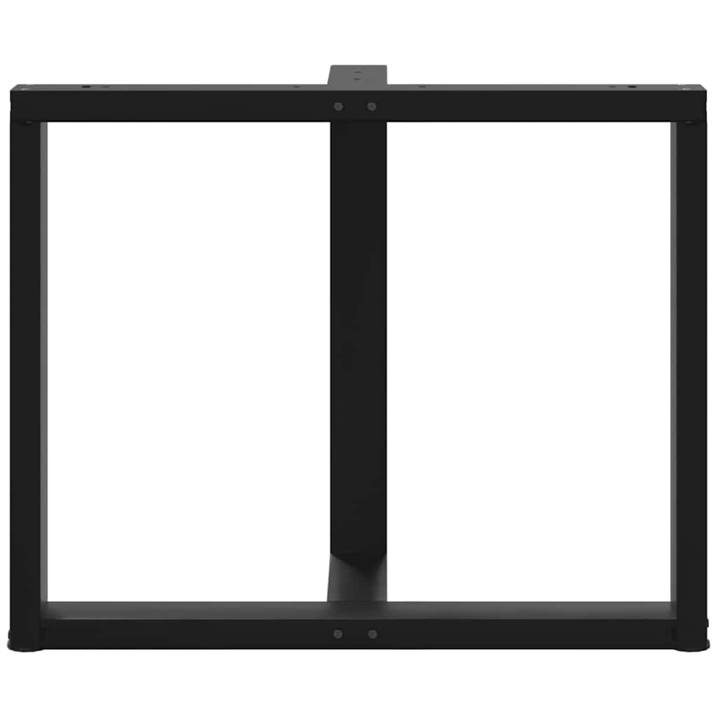 vidaXL Picioare de masă în formă de T, 2 buc., negru, 90x35x(72-73) cm, oțel vidaXL Picioare de masă în formă de T, 2 buc., negru, 90x35x(72-73) cm, oțel