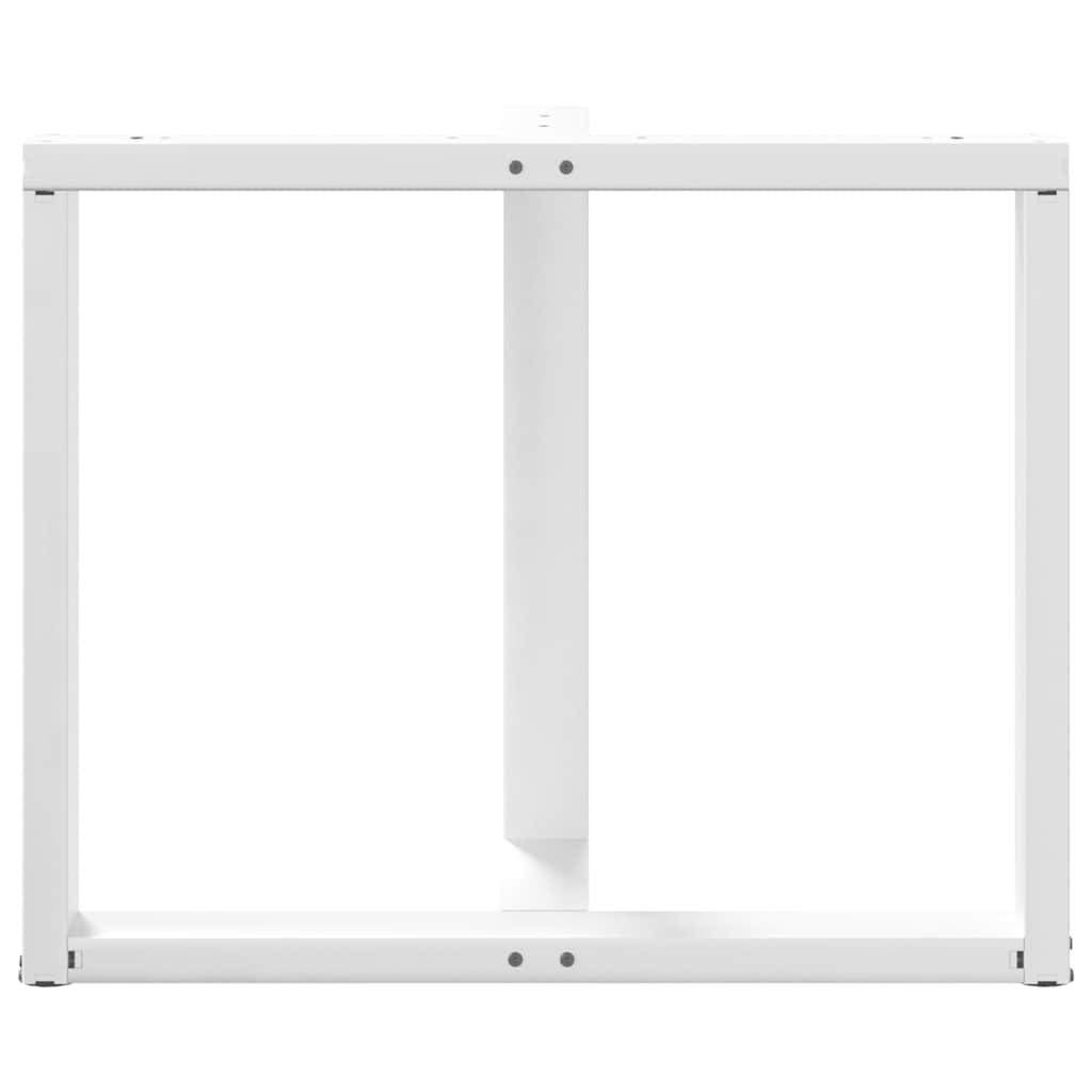 vidaXL Picioare de masă în formă de T, 2 buc., alb, 90x35x(72-73) cm, oțel vidaXL Picioare de masă în formă de T, 2 buc., alb, 90x35x(72-73) cm, oțel