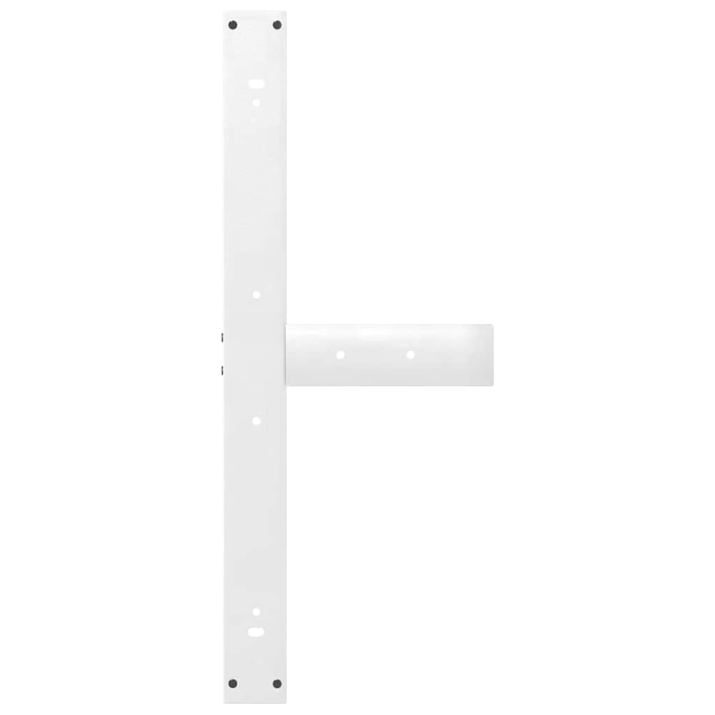vidaXL Picioare de masă în formă de T, 2 buc., alb, 90x35x(72-73) cm, oțel vidaXL Picioare de masă în formă de T, 2 buc., alb, 90x35x(72-73) cm, oțel