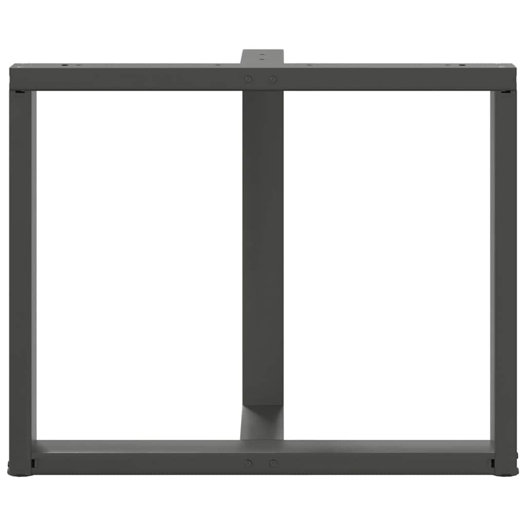vidaXL Picioare de masă în formă de T, 2 buc., antracit, 90x35x(72-73) cm, oțel vidaXL Picioare de masă în formă de T, 2 buc., antracit, 90x35x(72-73) cm, oțel