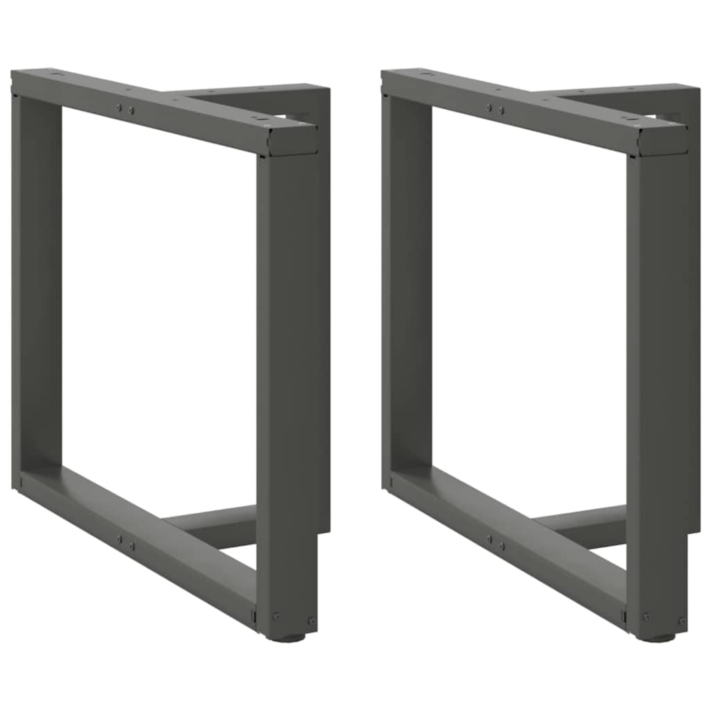 vidaXL Picioare de masă în formă de T, 2 buc., antracit, 90x35x(72-73) cm, oțel vidaXL Picioare de masă în formă de T, 2 buc., antracit, 90x35x(72-73) cm, oțel