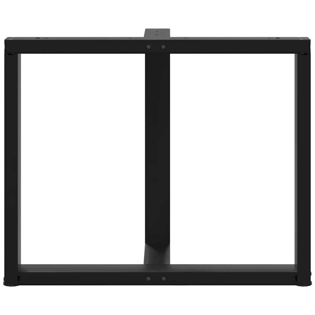 vidaXL Picioare de masă în formă de T, 2 buc., negru, 100x35x(72-73) cm, oțel vidaXL Picioare de masă în formă de T, 2 buc., negru, 100x35x(72-73) cm, oțel