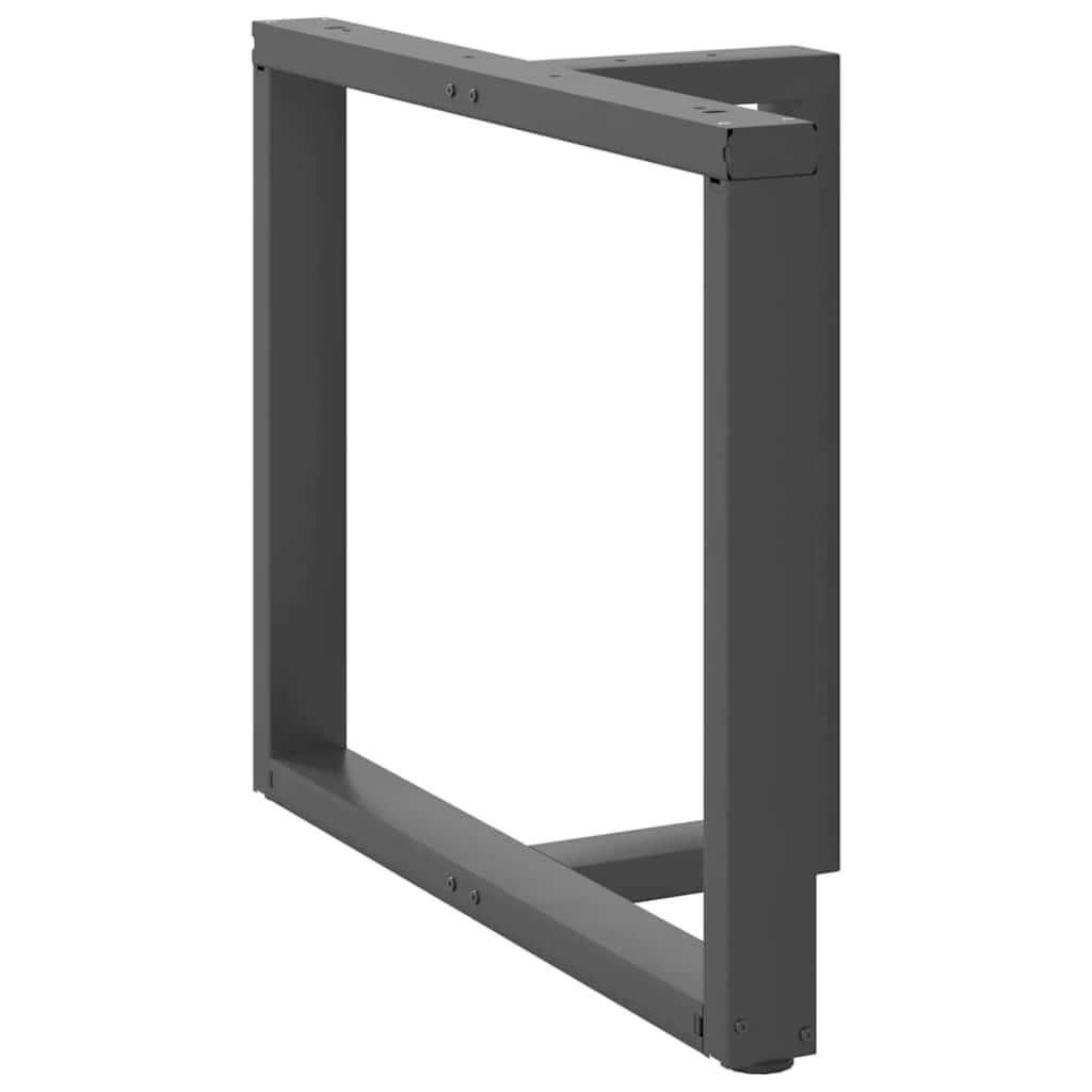vidaXL Picioare de masă în formă de T, 2 buc., antracit, 100x35x(72-73) cm, oțel vidaXL Picioare de masă în formă de T, 2 buc., antracit, 100x35x(72-73) cm, oțel