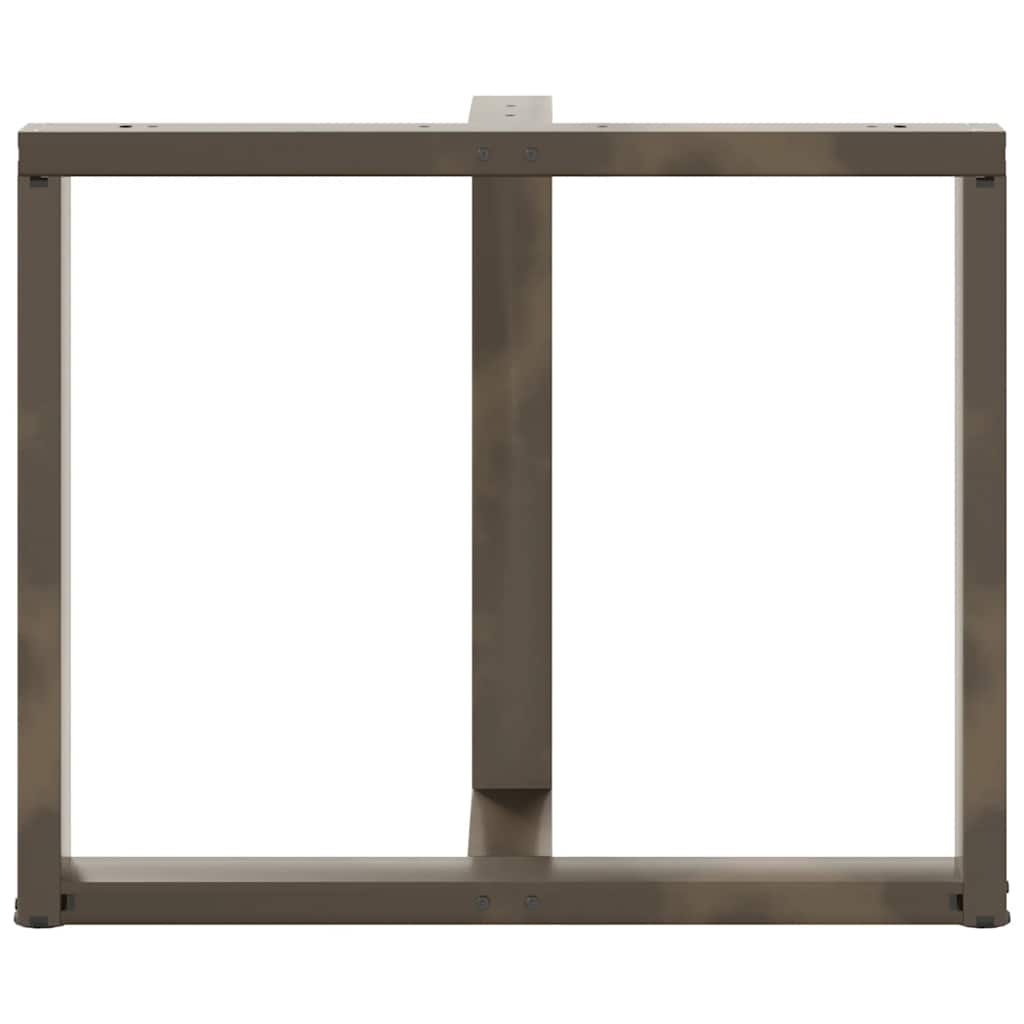 vidaXL Picioare de masă în formă de T, 2 buc., negru, 100x35x(72-73) cm, oțel vidaXL Picioare de masă în formă de T, 2 buc., negru, 100x35x(72-73) cm, oțel
