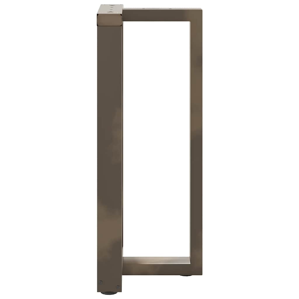 vidaXL Picioare de masă de bar în formă de T, 2 buc., negru, 50x35x(90-91) cm, oțel vidaXL Picioare de masă de bar în formă de T, 2 buc., negru, 50x35x(90-91) cm, oțel