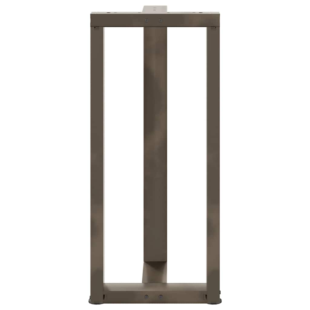 vidaXL Picioare de masă de bar în formă de T, 2 buc., negru, 50x35x(90-91) cm, oțel vidaXL Picioare de masă de bar în formă de T, 2 buc., negru, 50x35x(90-91) cm, oțel