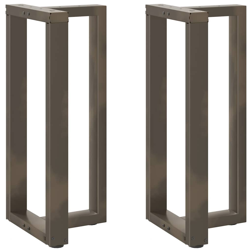 vidaXL Picioare de masă de bar în formă de T, 2 buc., negru, 50x35x(90-91) cm, oțel vidaXL Picioare de masă de bar în formă de T, 2 buc., negru, 50x35x(90-91) cm, oțel