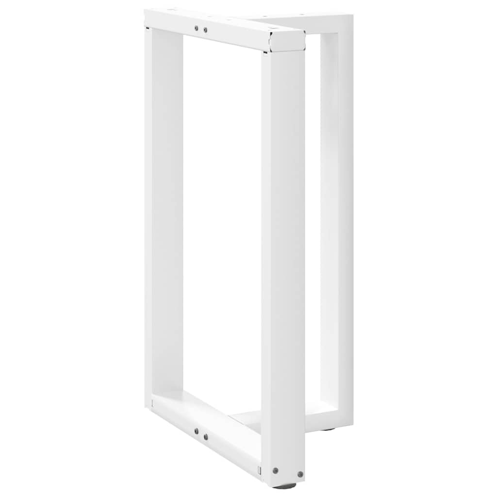 vidaXL Picioare de masă de bar în formă de T, 2 buc., alb, 60x35x(90-91) cm, oțel vidaXL Picioare de masă de bar în formă de T, 2 buc., alb, 60x35x(90-91) cm, oțel