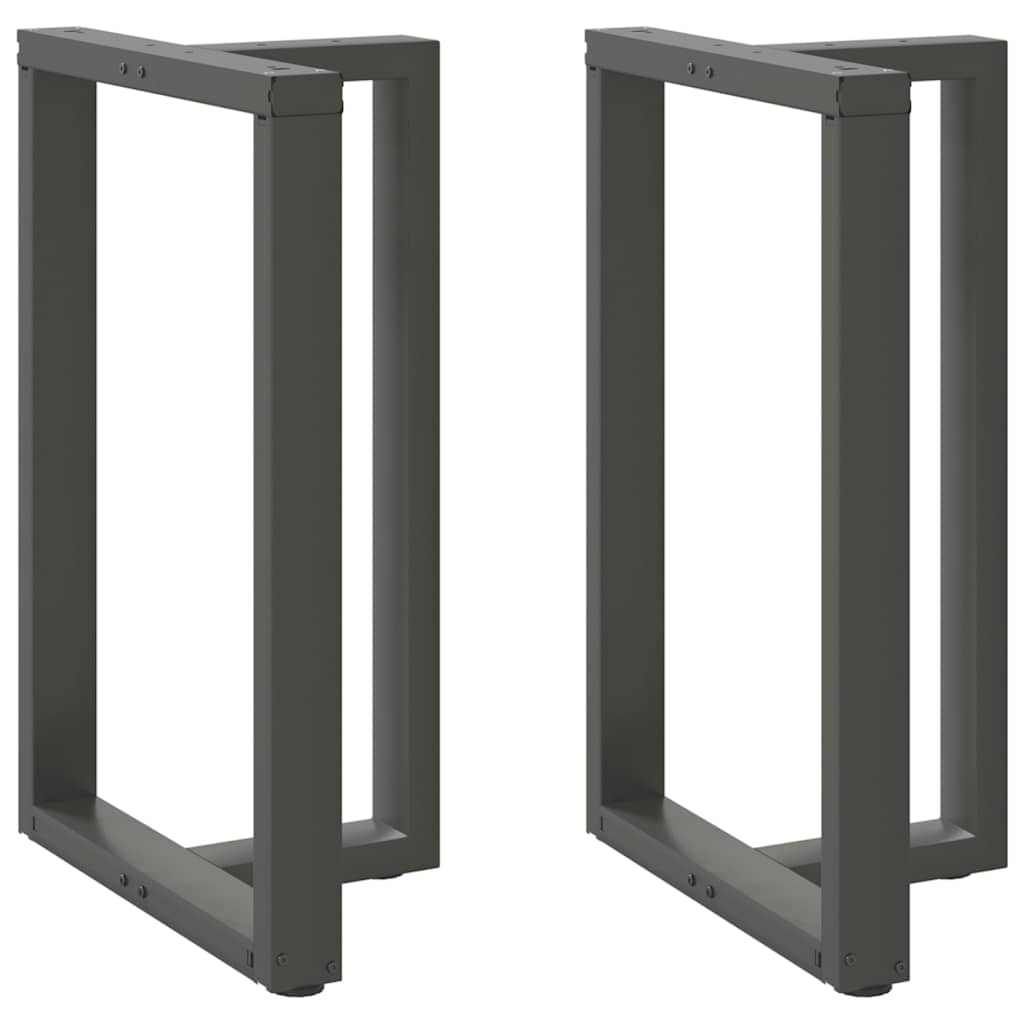 vidaXL Picioare de masă de bar în formă de T, 2 buc., antracit, 60x35x(90-91) cm, oțel vidaXL Picioare de masă de bar în formă de T, 2 buc., antracit, 60x35x(90-91) cm, oțel