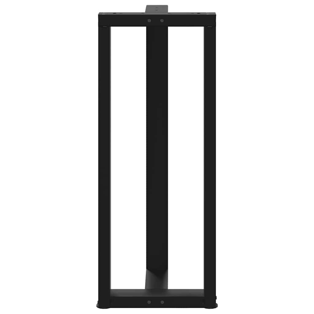vidaXL Picioare de masă de bar în formă de T, 2 buc., negru, 40x35x(100-101) cm, oțel vidaXL Picioare de masă de bar în formă de T, 2 buc., negru, 40x35x(100-101) cm, oțel