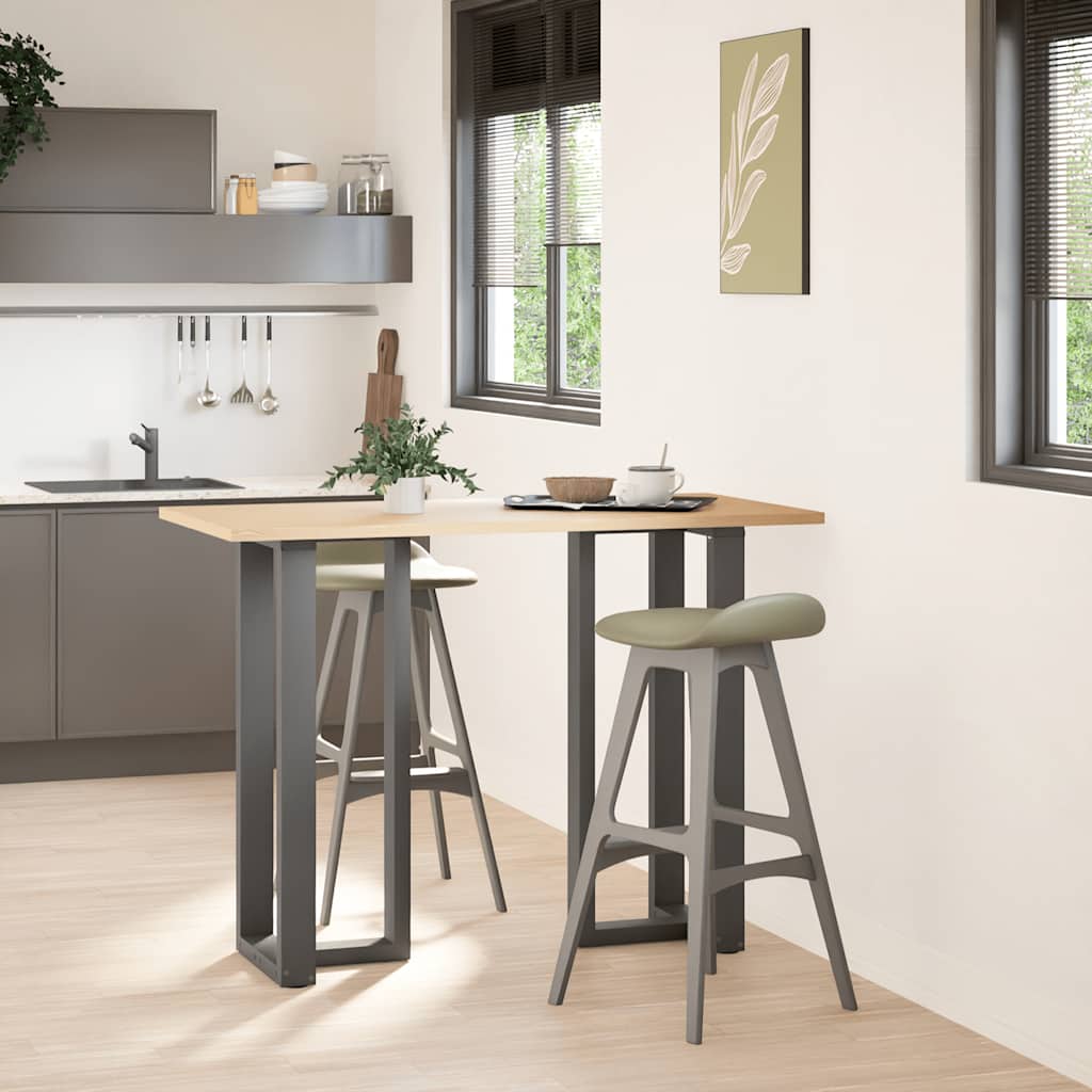 vidaXL Picioare de masă de bar în formă de T, 2 buc., antracit, 40x35x(100-101) cm, oțel vidaXL Picioare de masă de bar în formă de T, 2 buc., antracit, 40x35x(100-101) cm, oțel