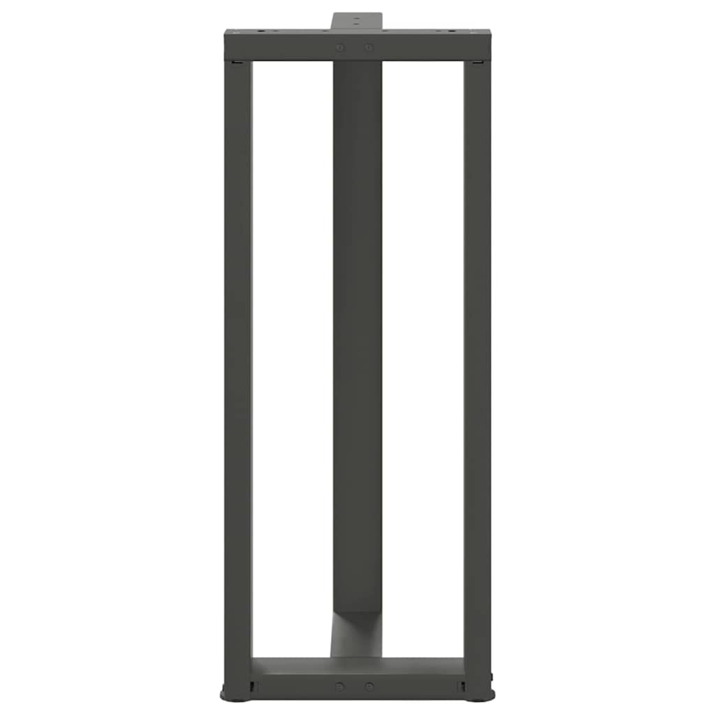 vidaXL Picioare de masă de bar în formă de T, 2 buc., antracit, 40x35x(100-101) cm, oțel vidaXL Picioare de masă de bar în formă de T, 2 buc., antracit, 40x35x(100-101) cm, oțel