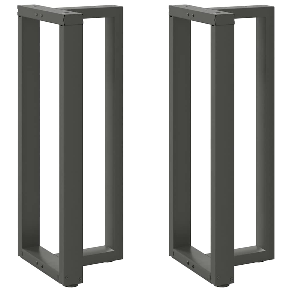 vidaXL Picioare de masă de bar în formă de T, 2 buc., antracit, 40x35x(100-101) cm, oțel vidaXL Picioare de masă de bar în formă de T, 2 buc., antracit, 40x35x(100-101) cm, oțel