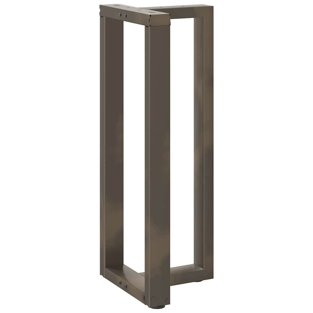 vidaXL Picioare de masă de bar în formă de T, 2 buc., negru, 50x35x(100-101) cm, oțel vidaXL Picioare de masă de bar în formă de T, 2 buc., negru, 50x35x(100-101) cm, oțel