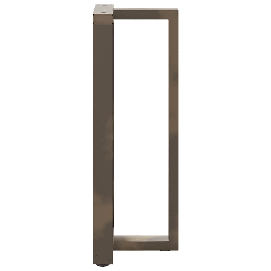 vidaXL Picioare de masă de bar în formă de T, 2 buc., negru, 50x35x(100-101) cm, oțel vidaXL Picioare de masă de bar în formă de T, 2 buc., negru, 50x35x(100-101) cm, oțel