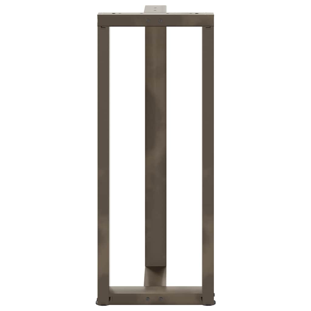 vidaXL Picioare de masă de bar în formă de T, 2 buc., negru, 50x35x(100-101) cm, oțel vidaXL Picioare de masă de bar în formă de T, 2 buc., negru, 50x35x(100-101) cm, oțel