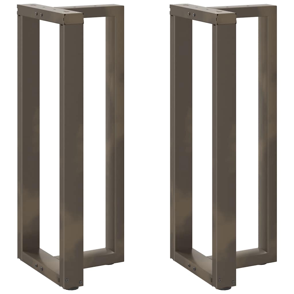 vidaXL Picioare de masă de bar în formă de T, 2 buc., negru, 50x35x(100-101) cm, oțel vidaXL Picioare de masă de bar în formă de T, 2 buc., negru, 50x35x(100-101) cm, oțel