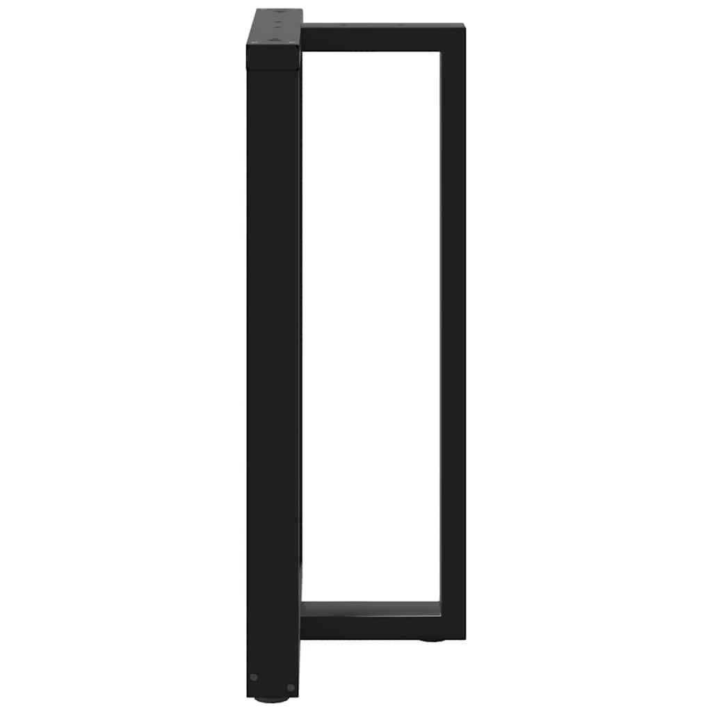 vidaXL Picioare de masă de bar în formă de T, 2 buc., negru, 60x35x(100-101) cm, oțel vidaXL Picioare de masă de bar în formă de T, 2 buc., negru, 60x35x(100-101) cm, oțel