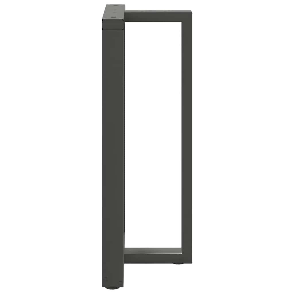 vidaXL Picioare de masă de bar în formă de T, 2 buc., antracit, 60x35x(100-101) cm, oțel vidaXL Picioare de masă de bar în formă de T, 2 buc., antracit, 60x35x(100-101) cm, oțel