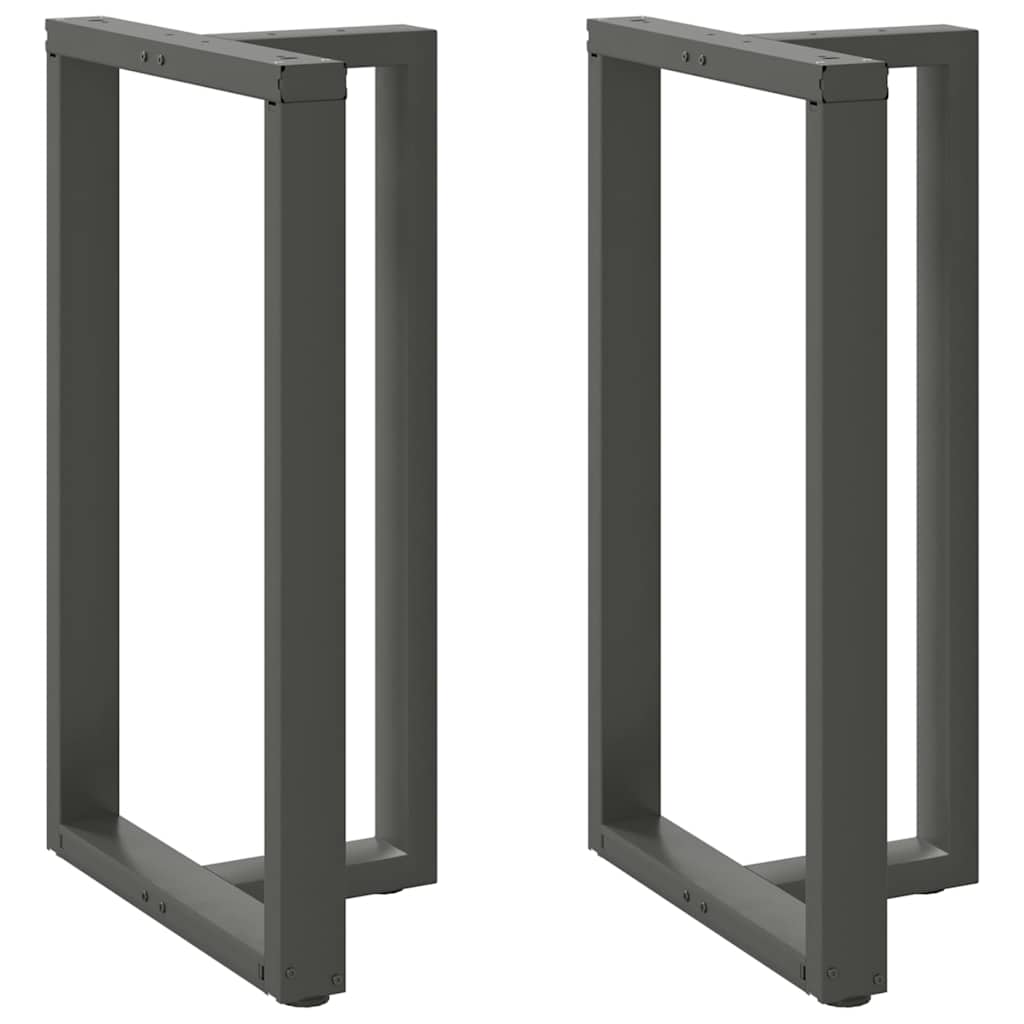 vidaXL Picioare de masă de bar în formă de T, 2 buc., antracit, 60x35x(100-101) cm, oțel vidaXL Picioare de masă de bar în formă de T, 2 buc., antracit, 60x35x(100-101) cm, oțel