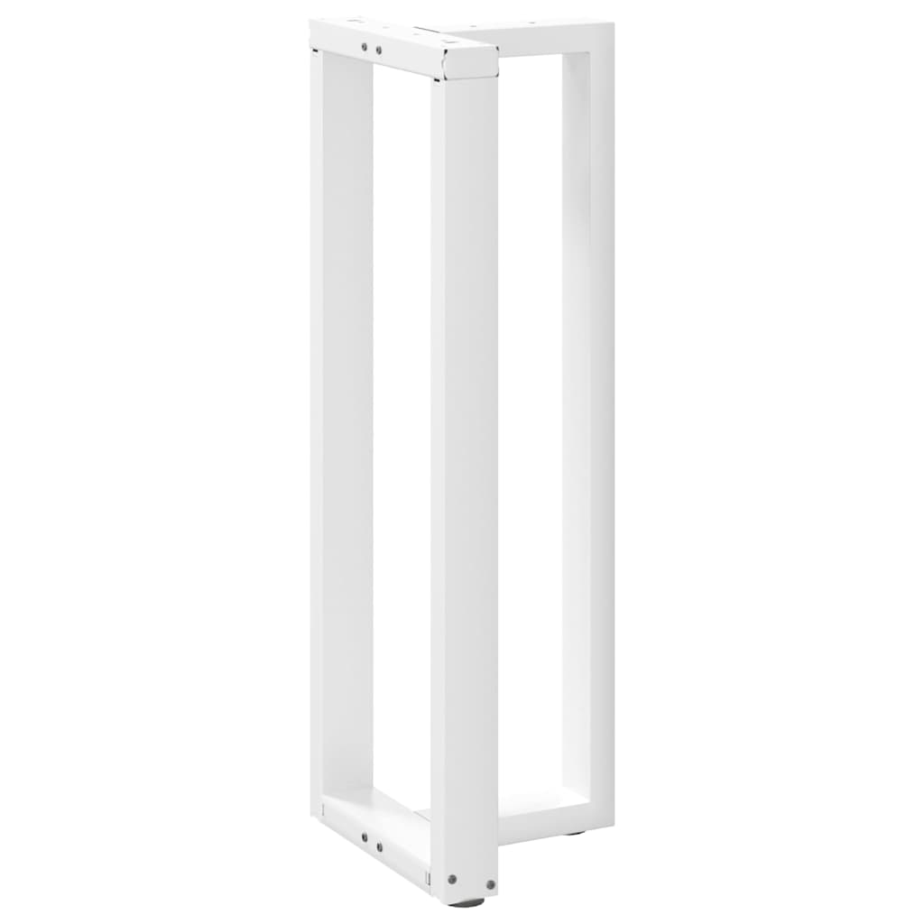 vidaXL Picioare de masă de bar în formă de T, 2 buc., alb, 40x35x(110-111) cm, oțel vidaXL Picioare de masă de bar în formă de T, 2 buc., alb, 40x35x(110-111) cm, oțel
