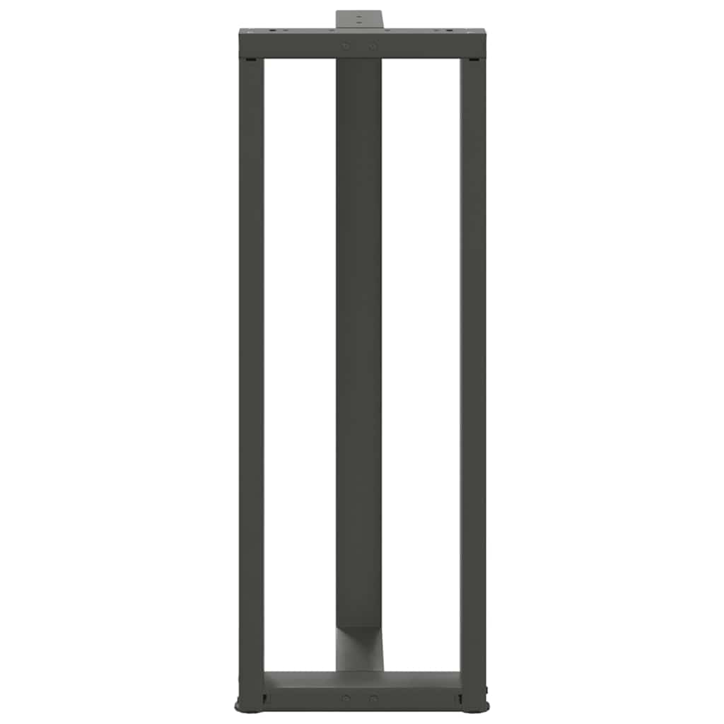 vidaXL Picioare de masă de bar în formă de T, 2 buc., antracit, 40x35x(110-111) cm, oțel vidaXL Picioare de masă de bar în formă de T, 2 buc., antracit, 40x35x(110-111) cm, oțel