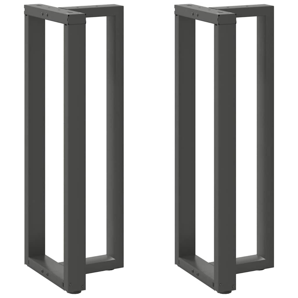 vidaXL Picioare de masă de bar în formă de T, 2 buc., antracit, 40x35x(110-111) cm, oțel vidaXL Picioare de masă de bar în formă de T, 2 buc., antracit, 40x35x(110-111) cm, oțel