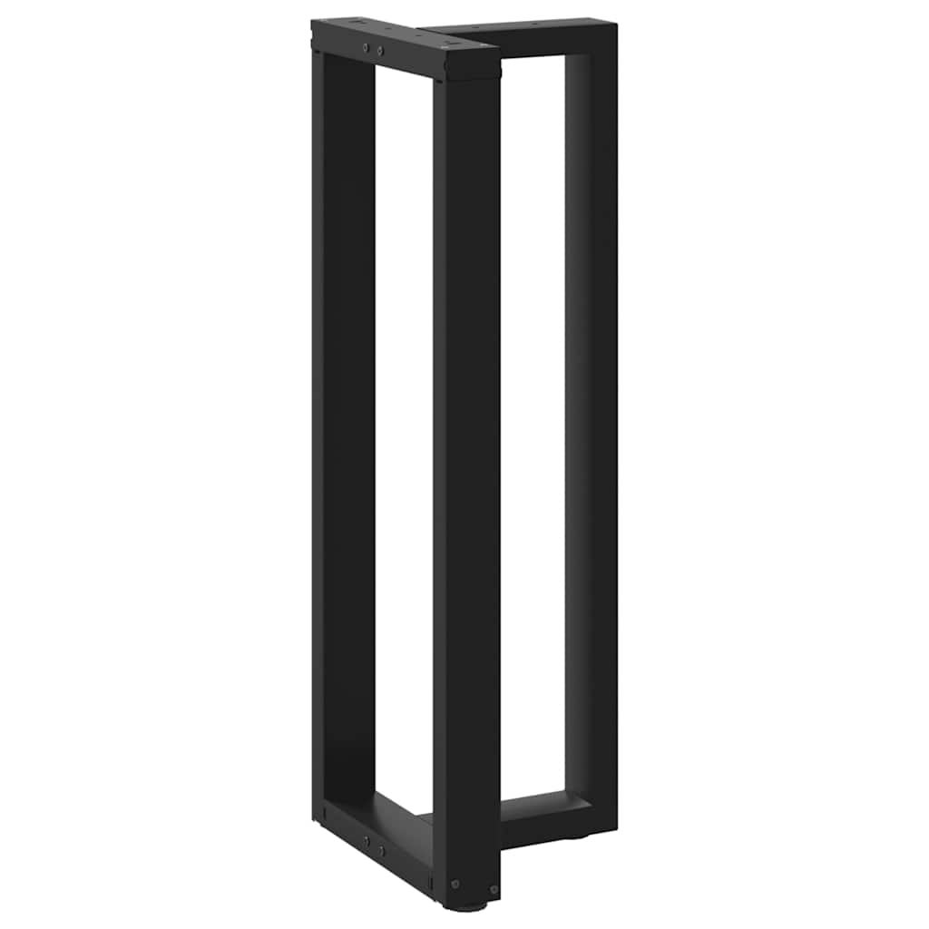 vidaXL Picioare de masă de bar în formă de T, 2 buc., negru, 50x35x(110-111) cm, oțel vidaXL Picioare de masă de bar în formă de T, 2 buc., negru, 50x35x(110-111) cm, oțel