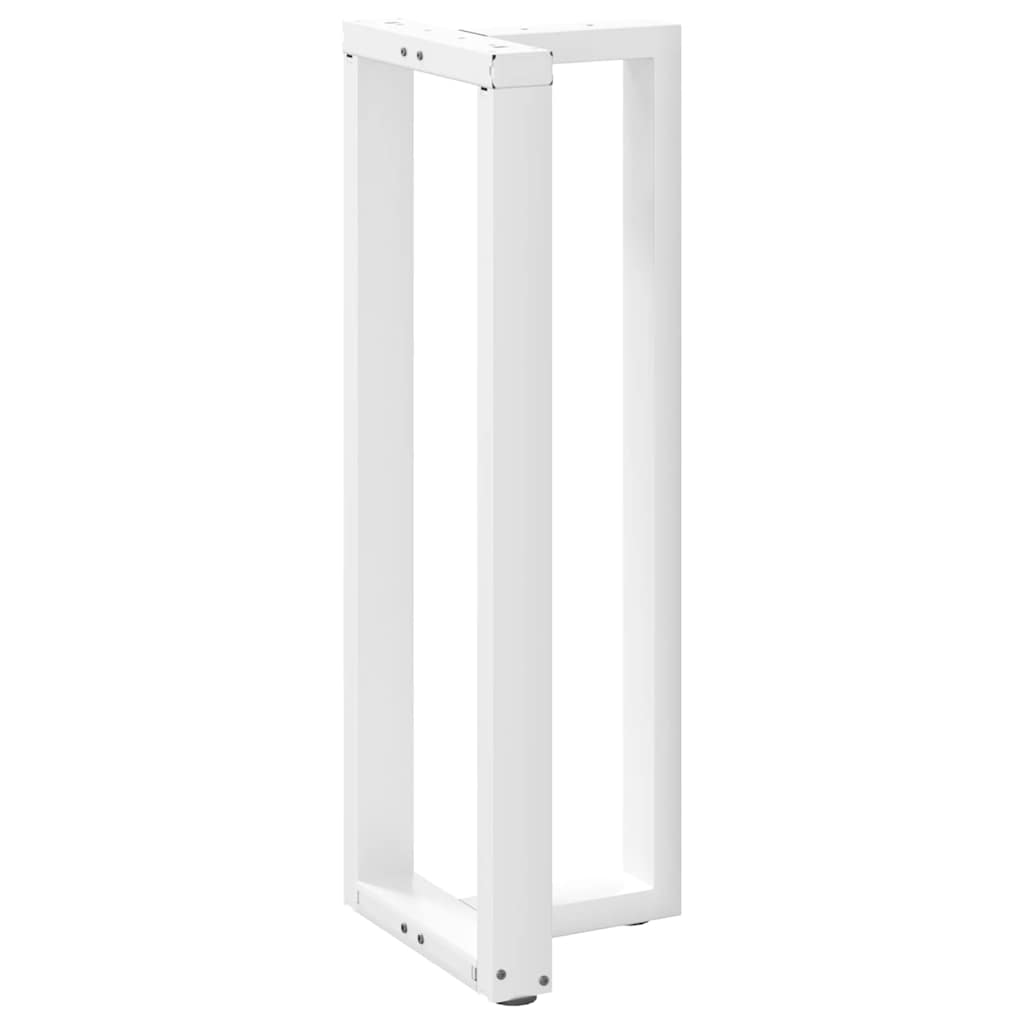 vidaXL Picioare de masă de bar în formă de T, 2 buc., alb, 50x35x(110-111) cm, oțel vidaXL Picioare de masă de bar în formă de T, 2 buc., alb, 50x35x(110-111) cm, oțel